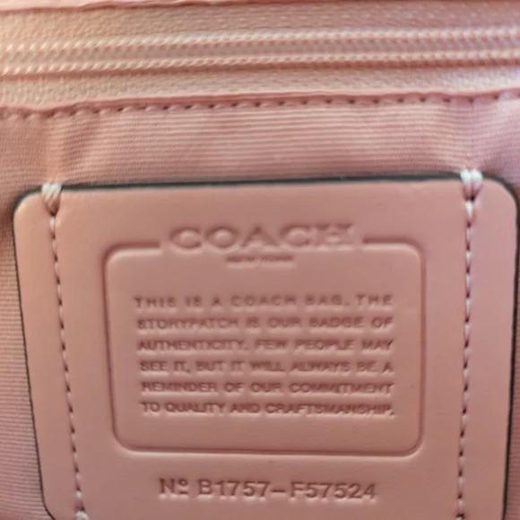 Coach Blush Pink Satchel Bag - Picture 3 of 10